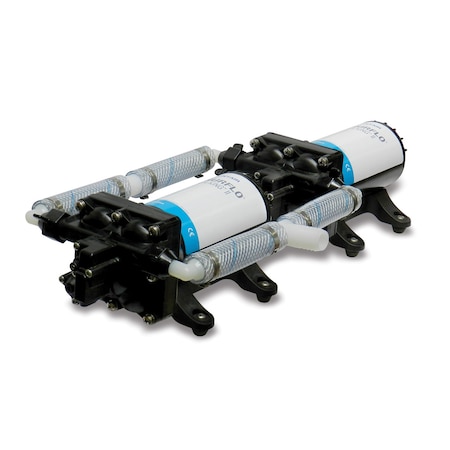 Pentair Shurflo High Flow Dual Pump System - 24 VDC, 10.0 GPM 4558-163-E75